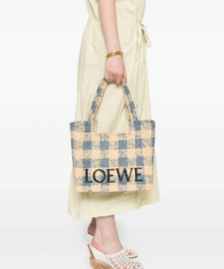 Raffia Font Tote Bag