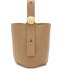 Mini Pebble Bucket Bag - Oak