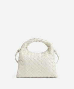 Mini Hop Crossbody Bag White