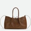 Leather Crossbody Bag Nocciola/amber