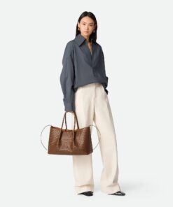 Small Leather Crossbody Bag Nocciola/amber