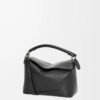Small Puzzle Edge Bag - Black