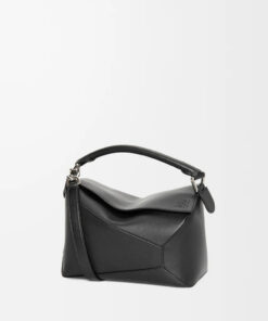 Small Puzzle Edge Bag - Black
