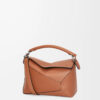 Small Puzzle Edge Bag - Oak