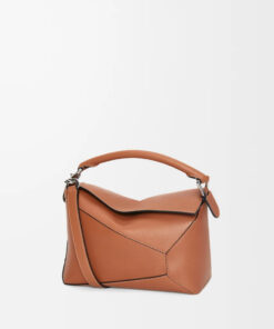 Small Puzzle Edge Bag - Oak