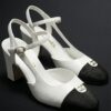 Classic Cap Toe Slingback Heels