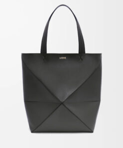 XL Puzzle Fold Tote - Black