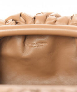 Intrecciato Leather Clutch Pouch