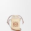 Square Palm Pocket Bag - Natural/Tan