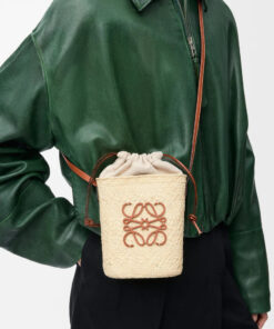 Square Palm Pocket Bag - Natural/Tan