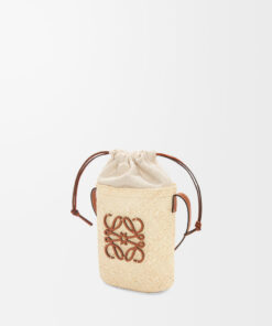 Square Palm Pocket Bag - Natural/Tan