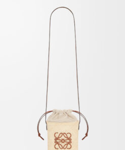 Square Palm Pocket Bag - Natural/Tan