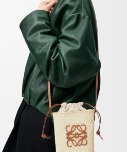 Square Palm Pocket Bag - Natural/Tan