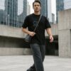 Embossed Graphic Heavyweight Tee – Black
