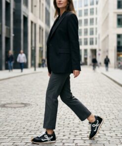 Classic Low Sneaker – Black & White