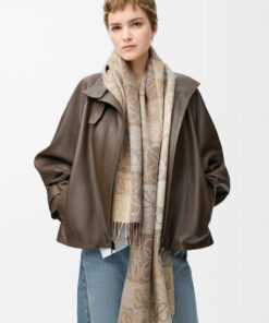 Wool Cashmere Scarf White/beige