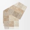 Wool Cashmere Scarf White/beige