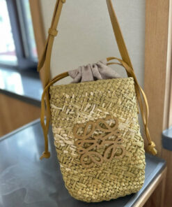 Square Palm Pocket Bag - Natural/brown