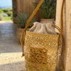 Square Palm Pocket Bag - Natural/brown