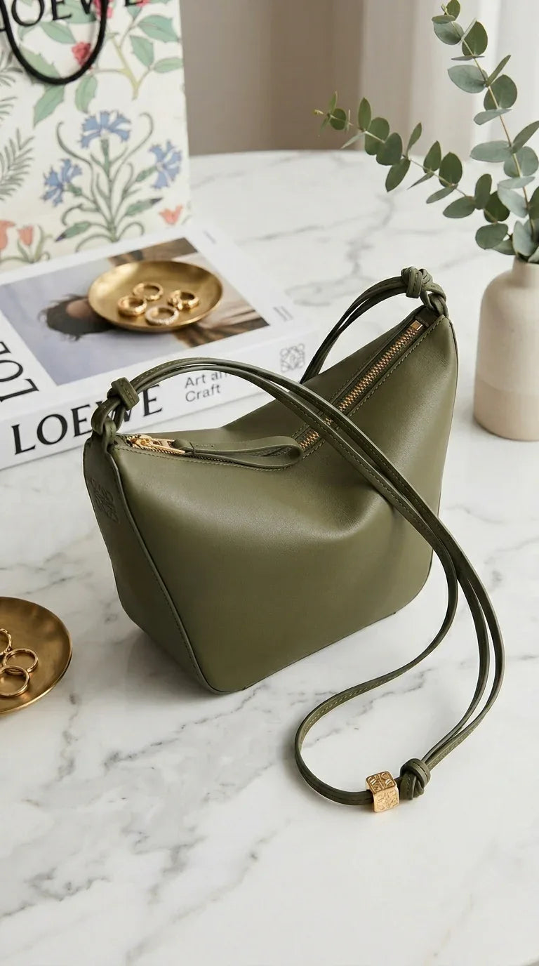 Cubi Crossbody Bag - Green