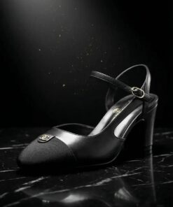 Classic Cap Toe Slingback Heels
