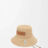 Frayed Denim Fisherman Hat - Sand