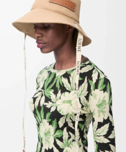 Frayed Denim Fisherman Hat - Sand