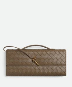 Leather Clutch Pinecone