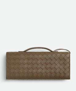 Leather Clutch Pinecone