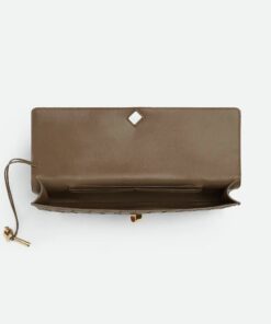 Leather Clutch Pinecone