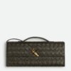 Leather Clutch Khaki