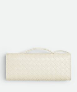 Leather Clutch Sea salt