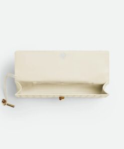 Leather Clutch Sea salt