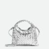 Mini Hop Crossbody Bag - Silver