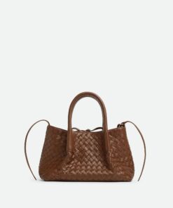 Small Leather Crossbody Bag Nociola/Amber