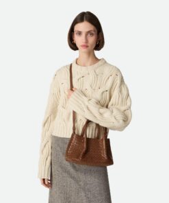 Small Leather Crossbody Bag Nociola/Amber