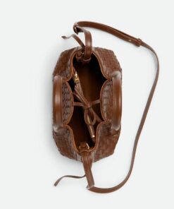 Small Leather Crossbody Bag Nociola/Amber