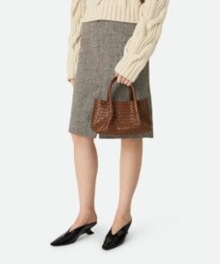 Small Leather Crossbody Bag Nociola/Amber