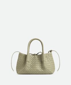 Small Leather Crossbody Bag Travertine/fondant