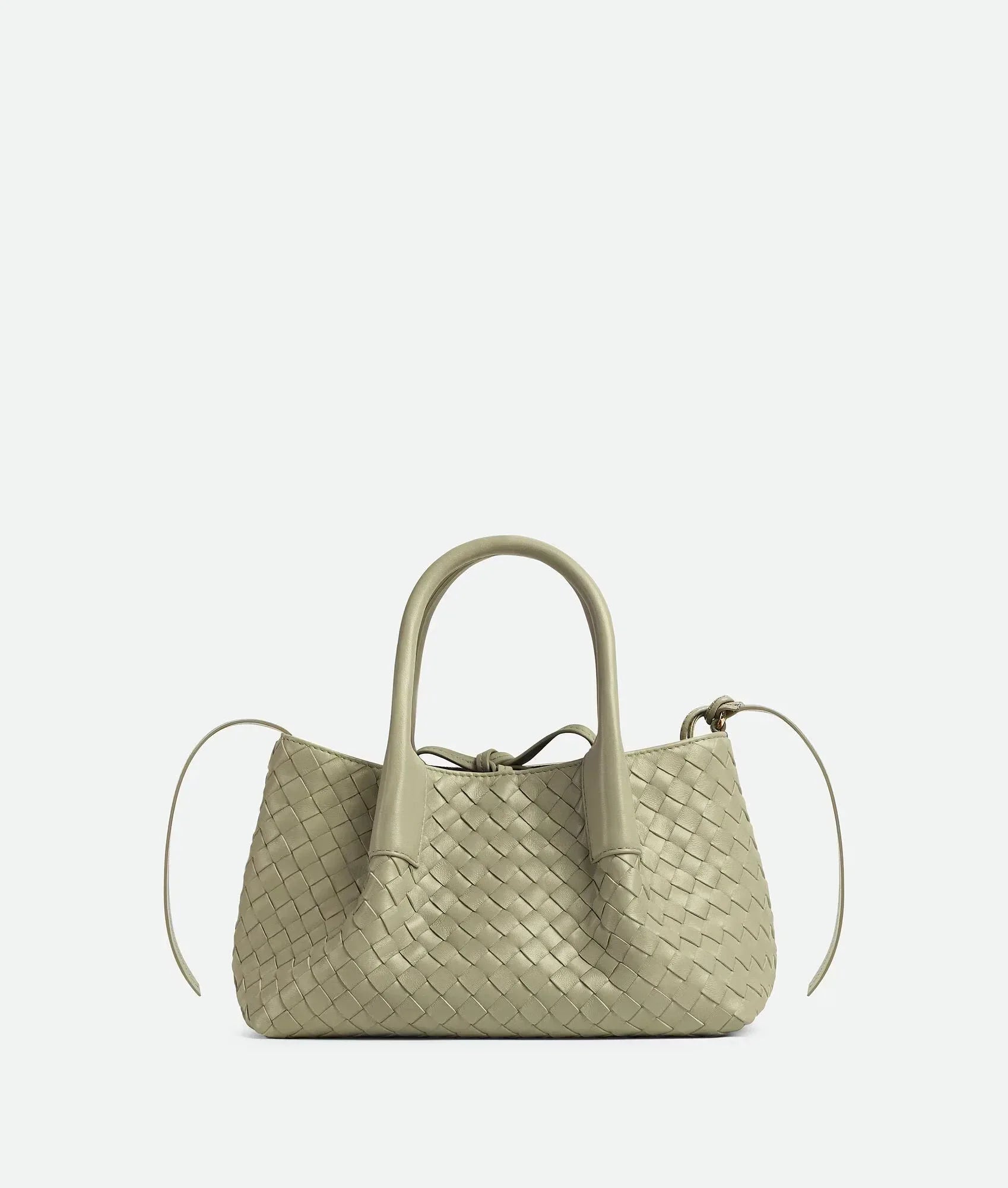 Small Leather Crossbody Bag Travertine/fondant