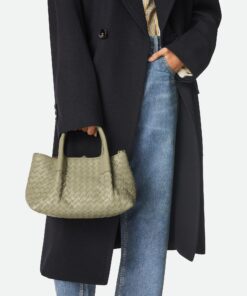 Small Leather Crossbody Bag Travertine/fondant