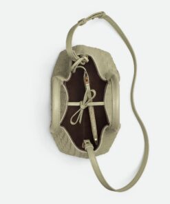 Small Leather Crossbody Bag Travertine/fondant