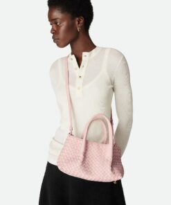 Small Leather Crossbody Bag Rose/Barolo