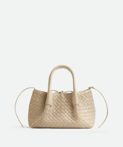 Small Leather Crossbody Bag Ecru/Matcha