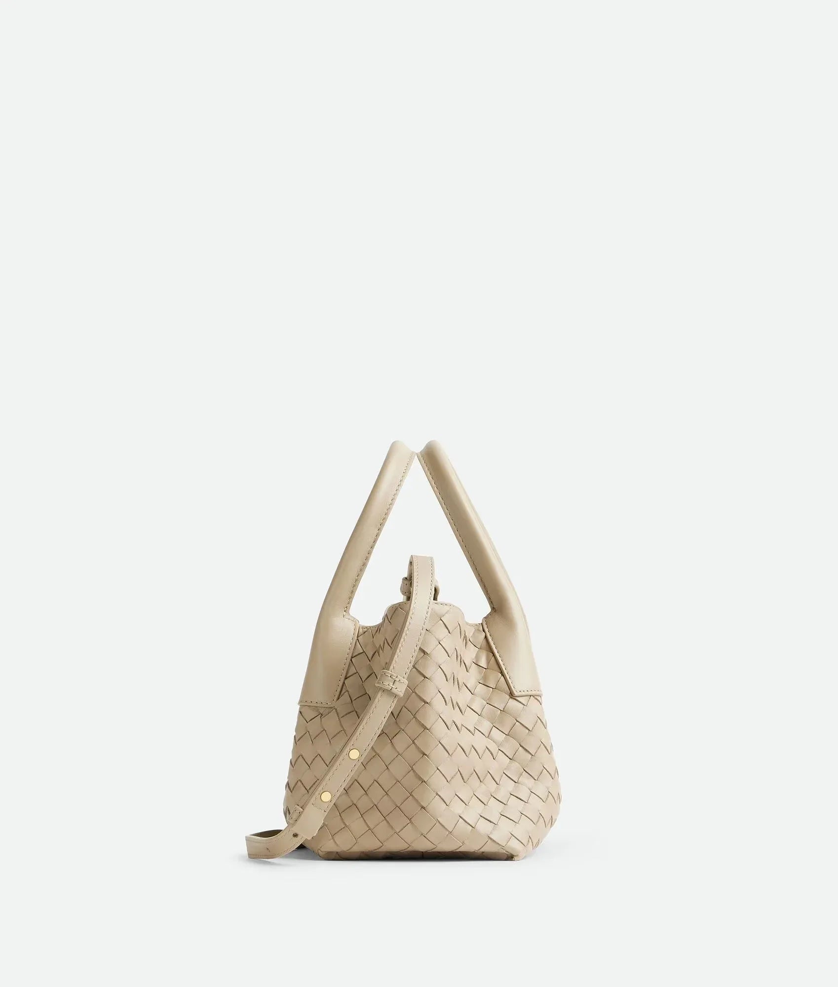 Small Leather Crossbody Bag Ecru/Matcha