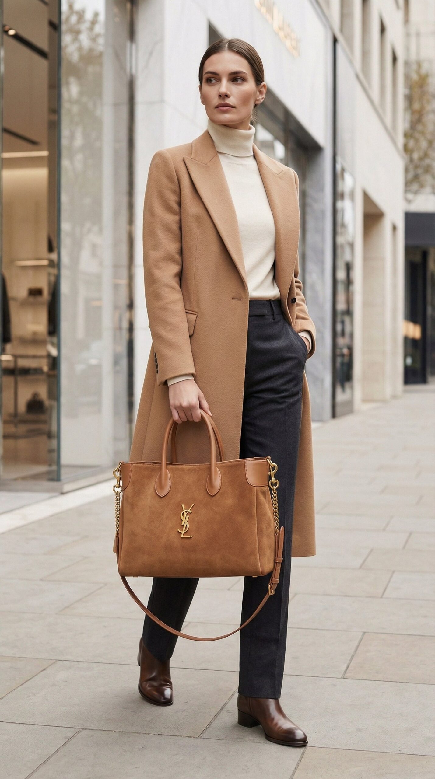 Sac de Jour Medium Tote Bag – Tan