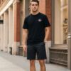 Geometric Embroidered T-Shirt