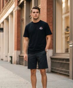 Geometric Embroidered T-Shirt