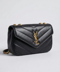 PUFFER TOY in lambskin – Black Gold