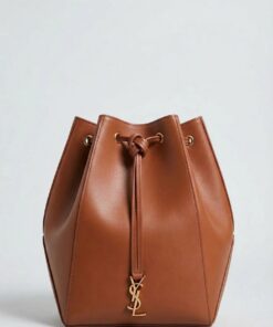 Smooth Leather Bucket Bag 37 – Cognac Smooth Leather (Gold Hardware)